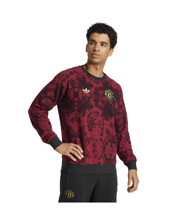 Adidas Manchester United 24/25 Chinese New Year Crew Sweatshirt (Red)