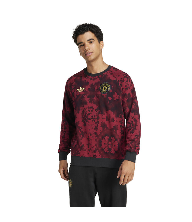 Adidas Manchester United 24/25 Chinese New Year Crew Sweatshirt (Red)