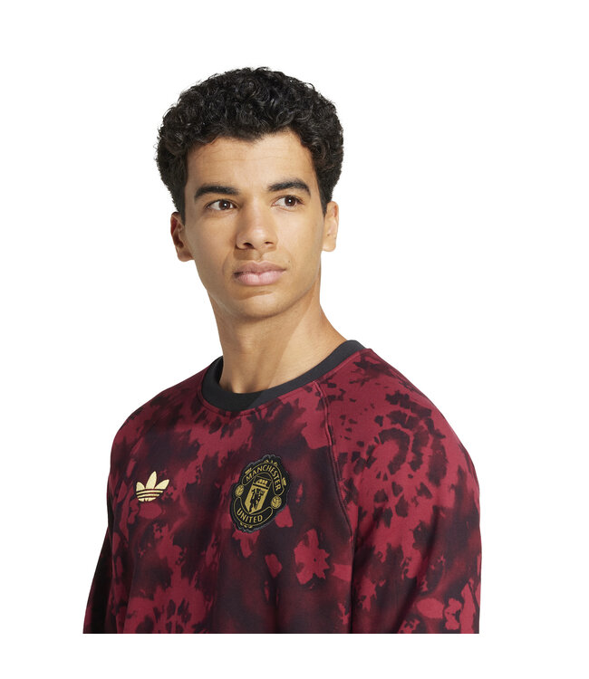 Adidas Manchester United 24/25 Chinese New Year Crew Sweatshirt (Red)