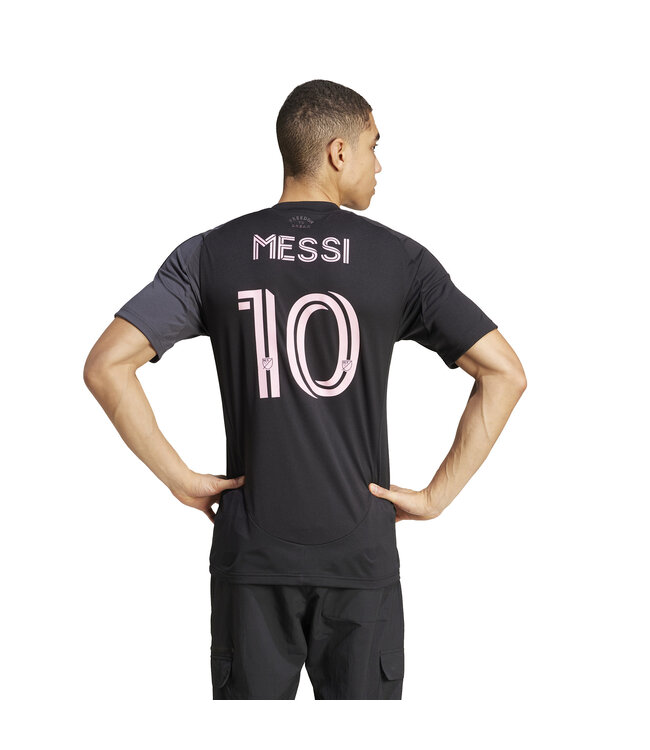 Adidas Messi Inter Miami 2025 Away Jersey (Black/Pink)