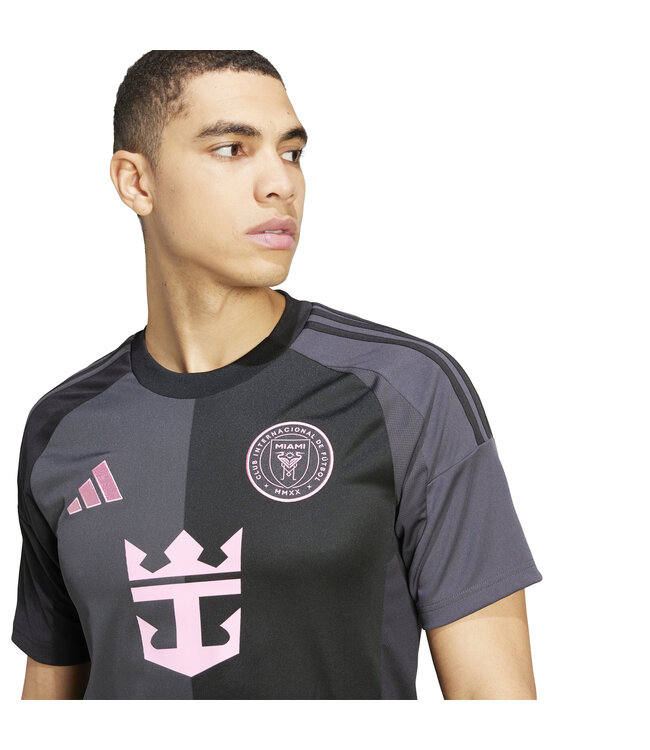 Adidas Messi Inter Miami 2025 Away Jersey (Black/Pink)