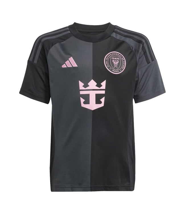 Adidas Inter Miami 2025 Away Jersey Youth (Black/Pink)