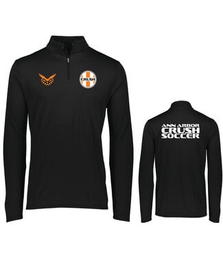 Holloway CRUSH ATTAIN 1/4 ZIP TOP (BLACK)