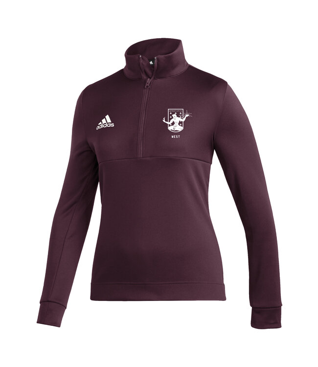 Adidas DCFC Team Issue Quarter Zip Women (Maroon)