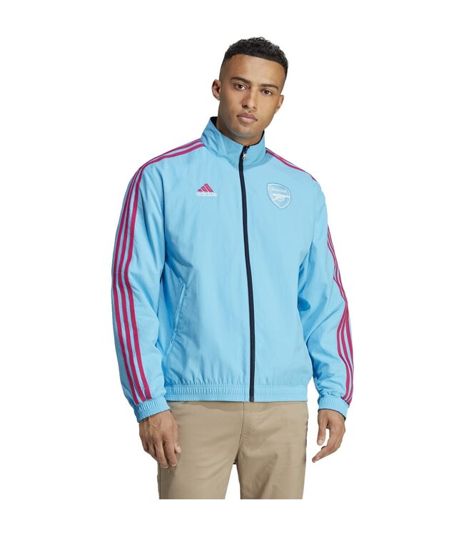 Adidas Arsenal 22/23 Reversible Anthem Jacket (Navy/Sky)