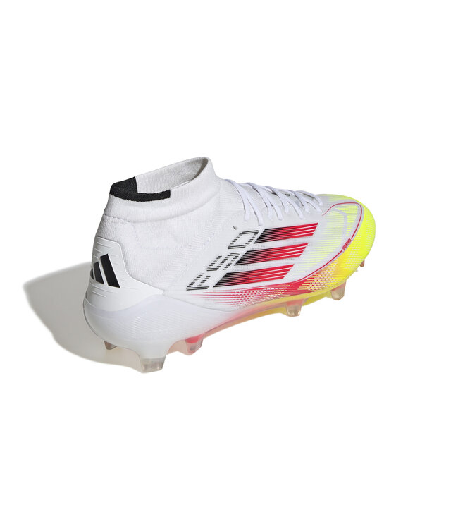 Adidas F50 Elite Mid FG Women (White/Red/Volt)