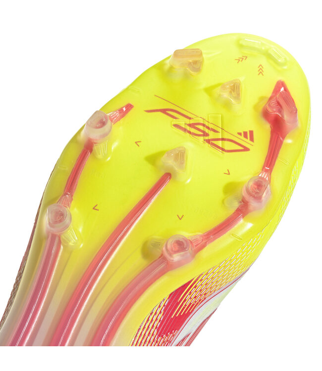 Adidas F50 Elite Mid FG Women (White/Red/Volt)