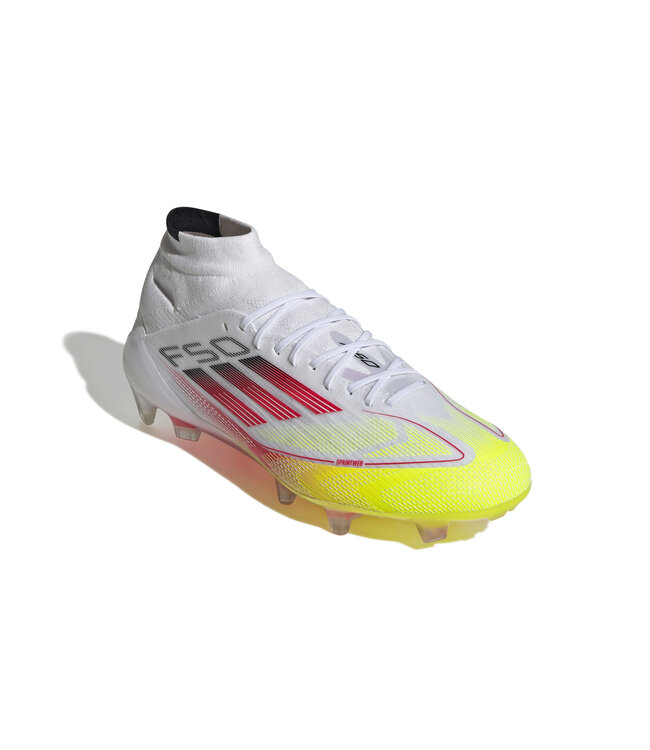 Adidas F50 Elite Mid FG Women (White/Red/Volt)