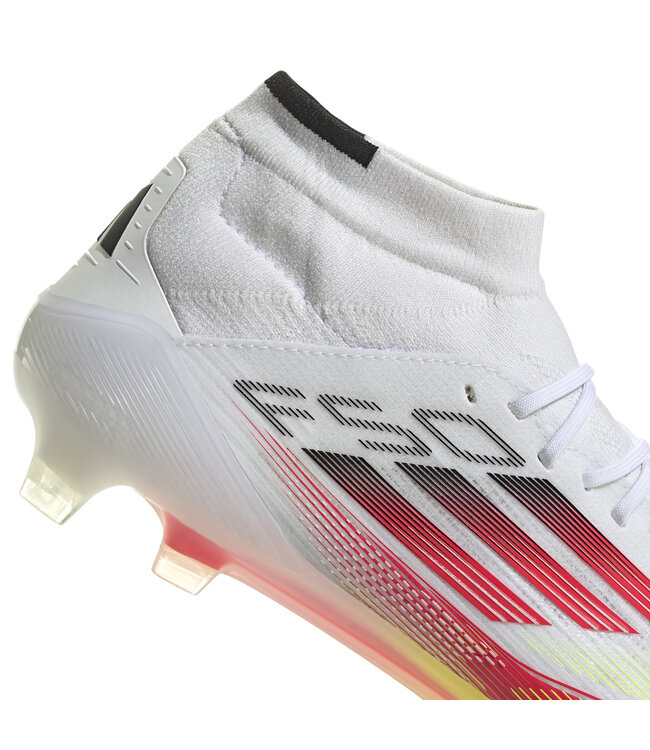 Adidas F50 Elite Mid FG Women (White/Red/Volt)
