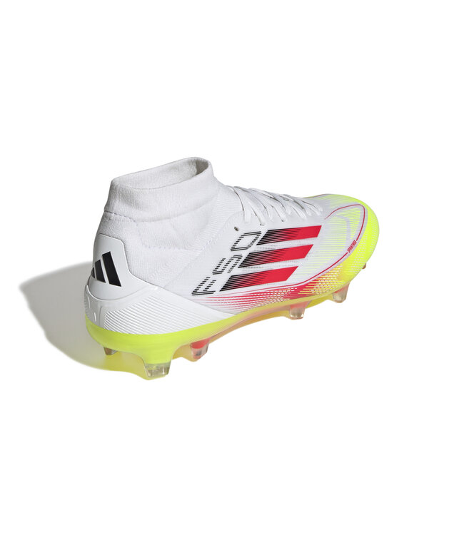 Adidas F50 Pro Mid FG Women (White/Red/Volt)