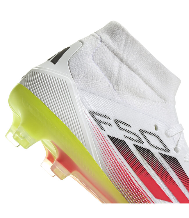 Adidas F50 Pro Mid FG Women (White/Red/Volt)