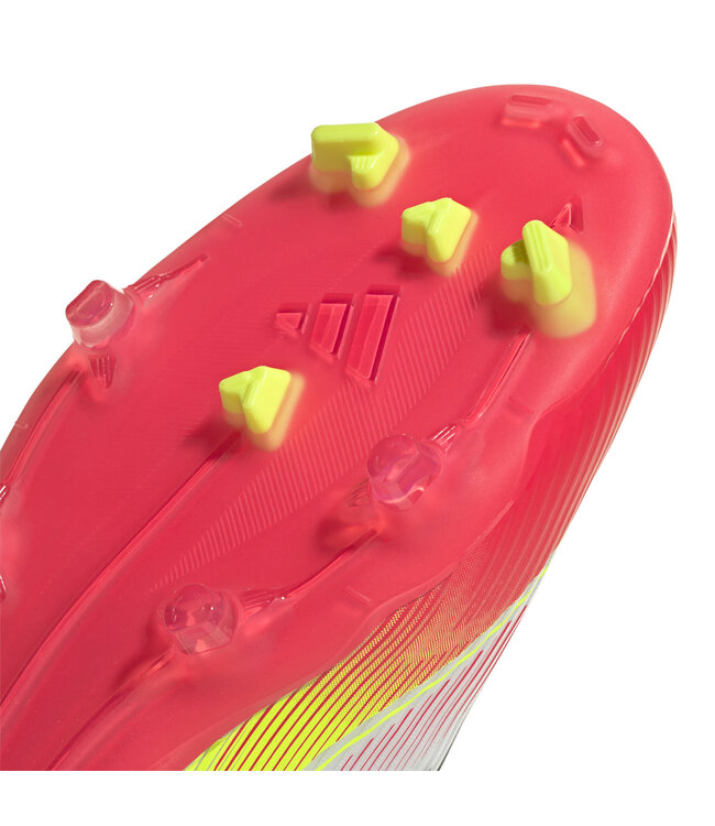 Adidas F50 League FG (White/Red/Volt)