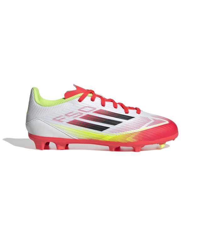 Adidas F50 League FG/MG Jr (White/Red/Volt)