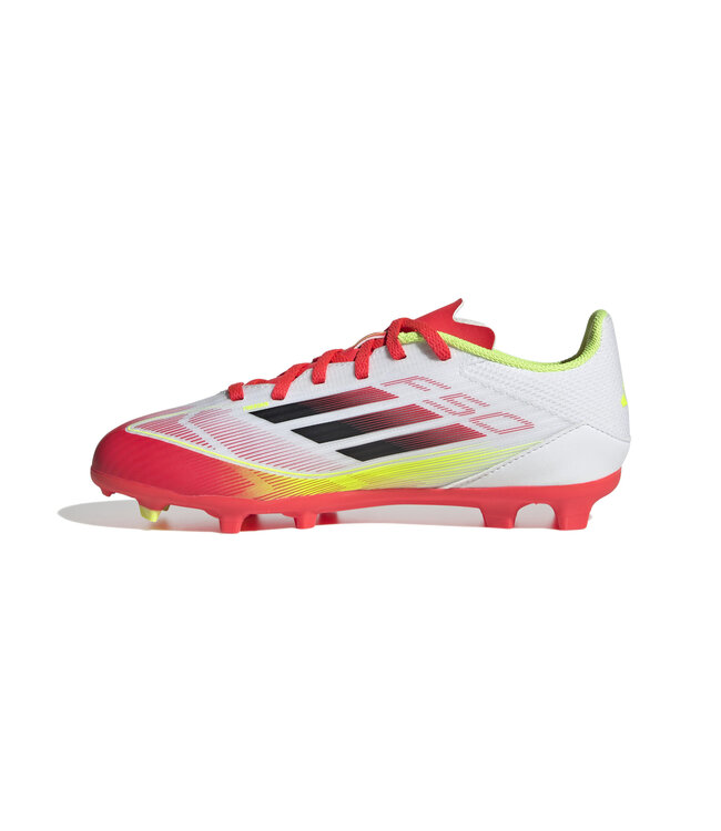Adidas F50 League FG/MG Jr (White/Red/Volt)