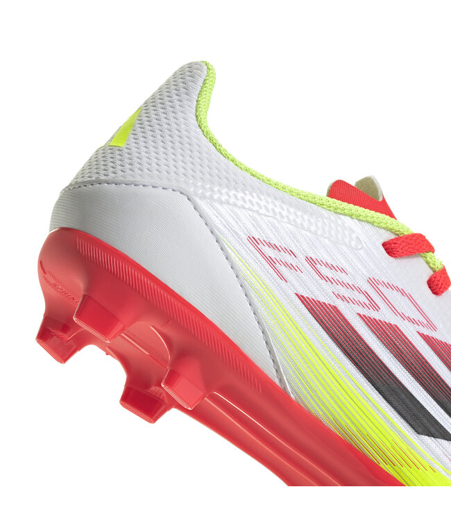 Adidas F50 League FG/MG Jr (White/Red/Volt)