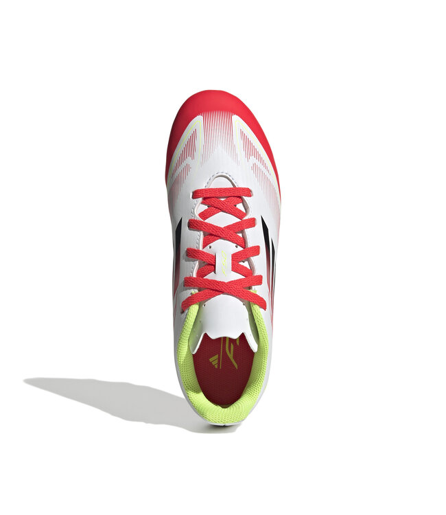 Adidas F50 Club FxG Jr (White/Red/Volt)