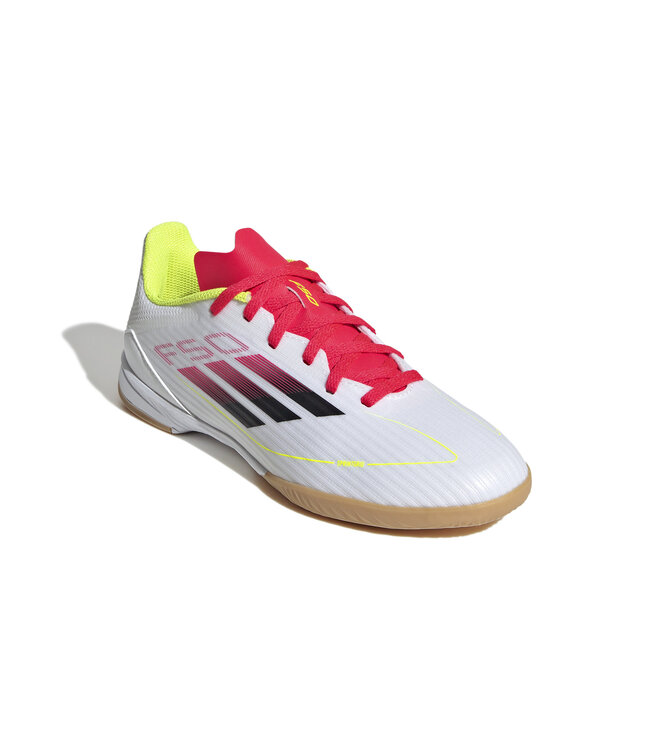 Adidas F50 League Indoor Jr (White/Red/Volt)