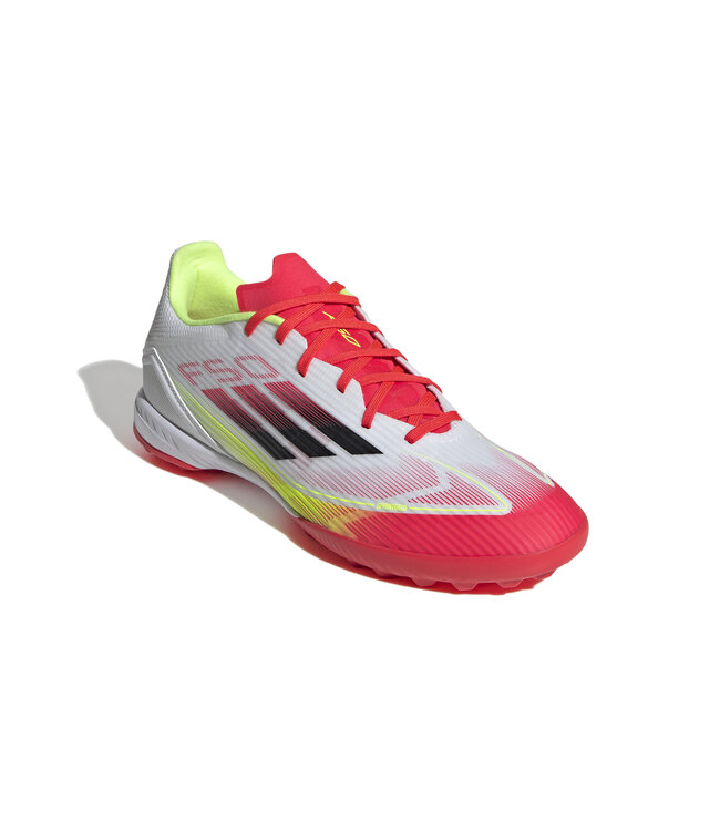 Adidas F50 League Turf (White/Red/Volt)