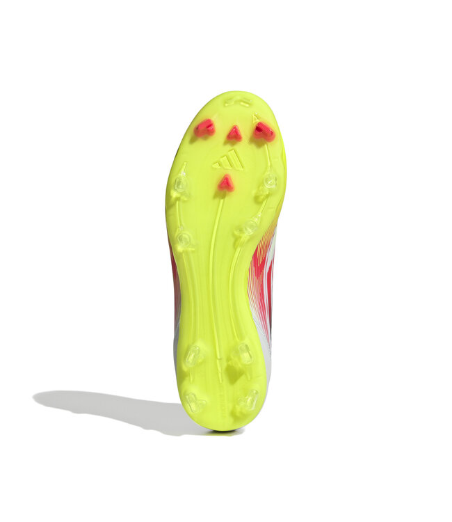 Adidas F50 League Mid FG Women (White/Red/Volt)