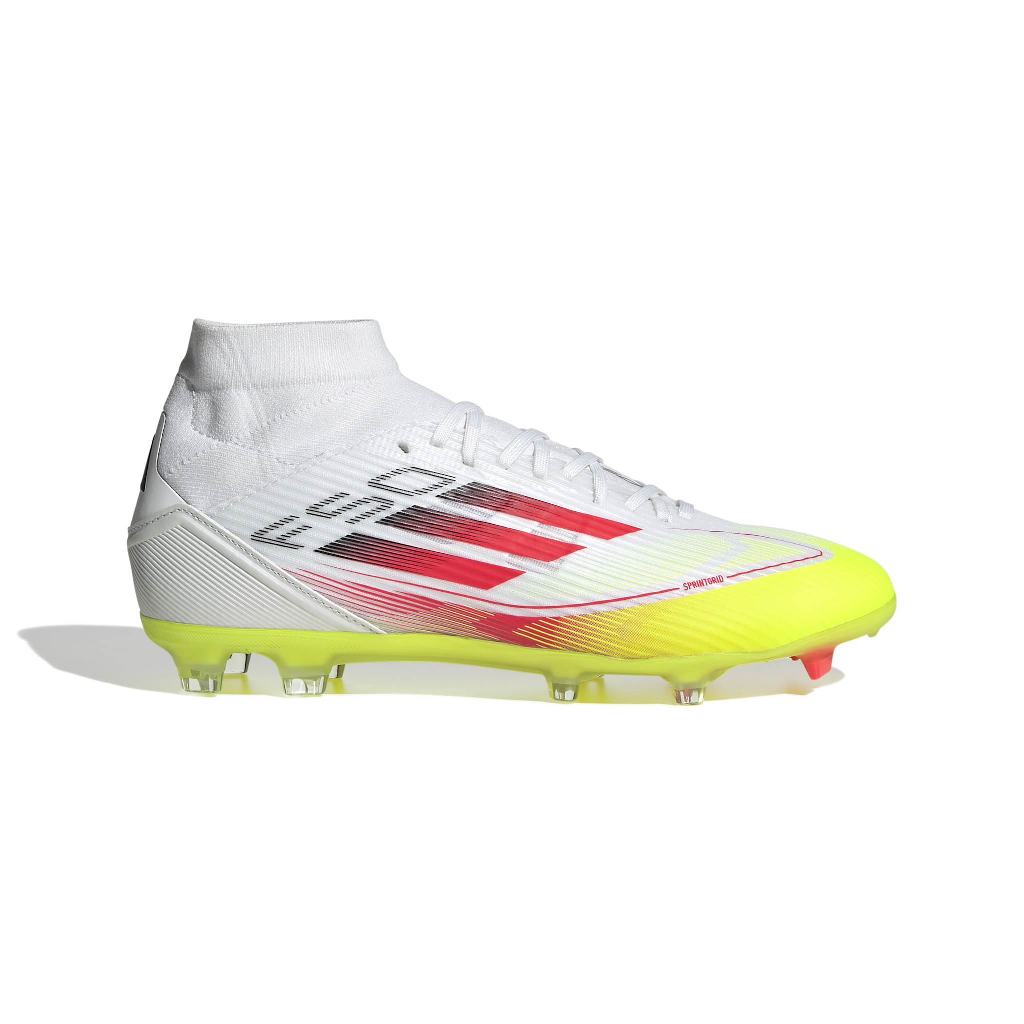 adidas F50 シューズ ホワイト/レッド/イエロー Adidas F50 League Mid FG Women - SoccerWorld - SoccerWorld