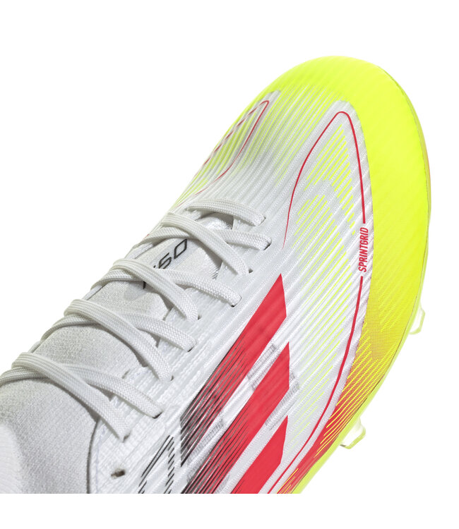 Adidas F50 League Mid FG Women (White/Red/Volt)