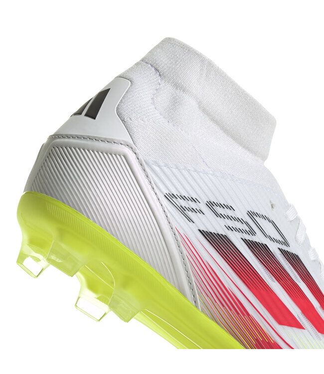 Adidas F50 League Mid FG Women (White/Red/Volt)