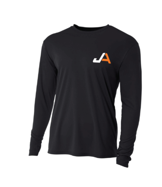 JA TRAINING: A4 LONG SLEEVE TEE (BLACK)