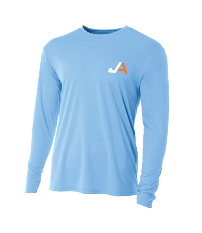 JA TRAINING: A4 LONG SLEEVE TEE (SKY)