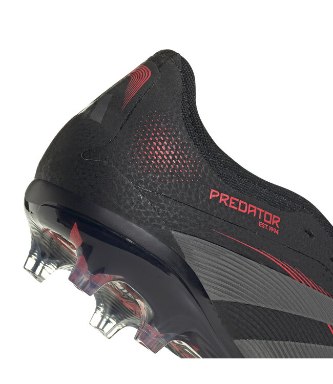 Adidas Predator Pro 25 Fold-Over Tongue FG (Black/Red)