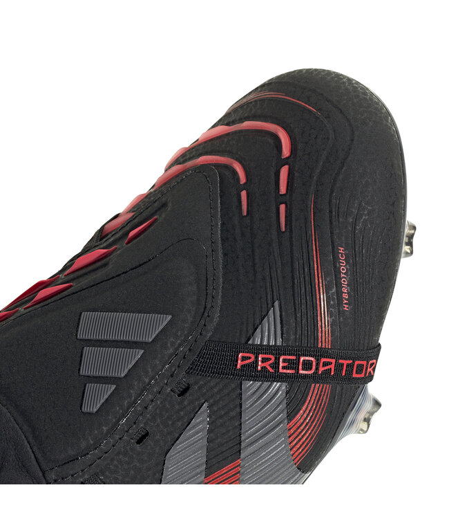 Adidas Predator Elite 25 Fold-Over Tongue FG (Black/Red)