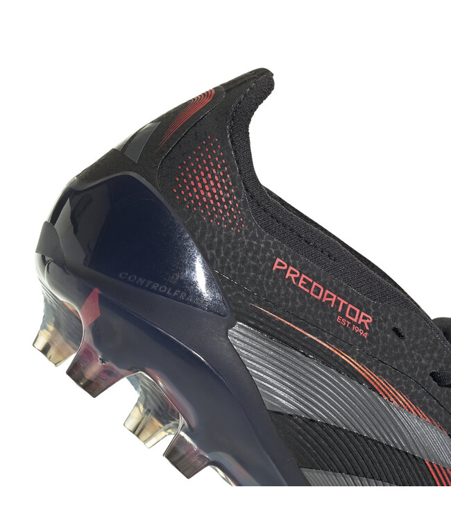 Adidas Predator Elite 25 Fold-Over Tongue FG (Black/Red)