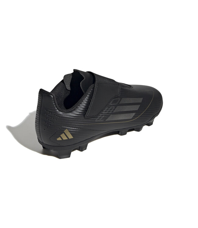 Adidas F50 Club Velcro FxG Jr (Black/Silver)