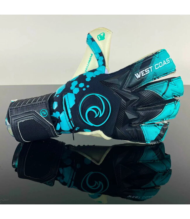 West Coast Phantom Tealhiti Glove (Black/Teal)