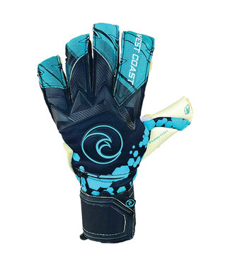 West Coast PHANTOM TEALHITI GK GLOVES (BLACK/TEAL)
