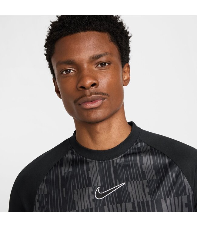 Nike Academy Dri-Fit SS Top (Black/Gray)