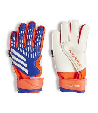 Adidas PREDATOR MATCH FINGERSAVE GLOVES JR (BLUE/ORANGE)