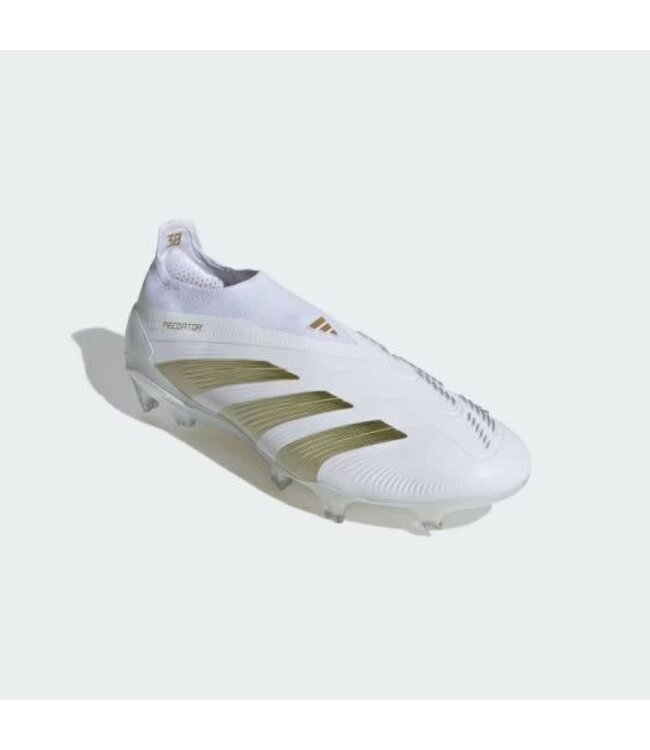 Adidas Predator Elite Laceless FG (White/Gold)