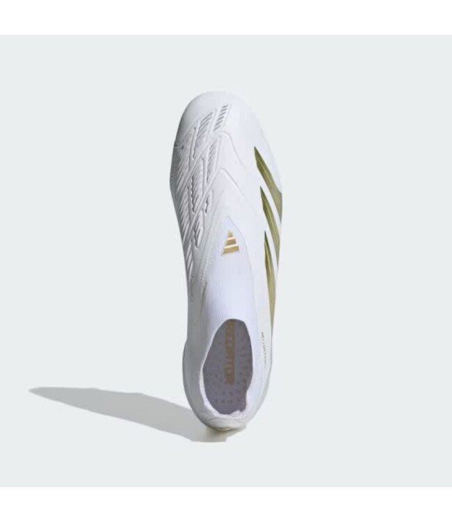 Adidas Predator Elite Laceless FG (White/Gold)