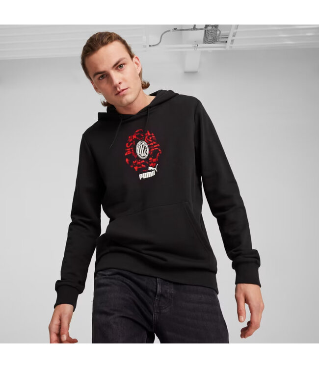 PUMA AC Milan 24/25 Culture Hoodie (Black)