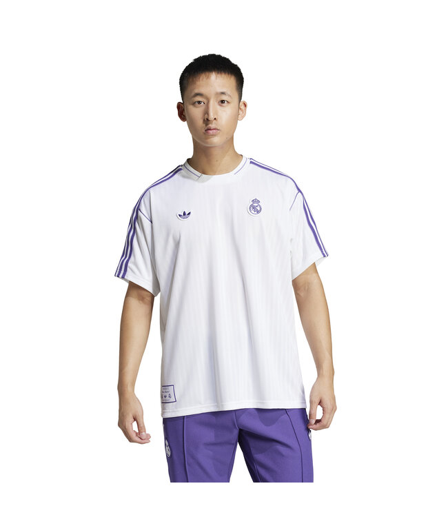 Adidas Real Madrid 24/25 Terrace Icons Jersey (White/Purple)