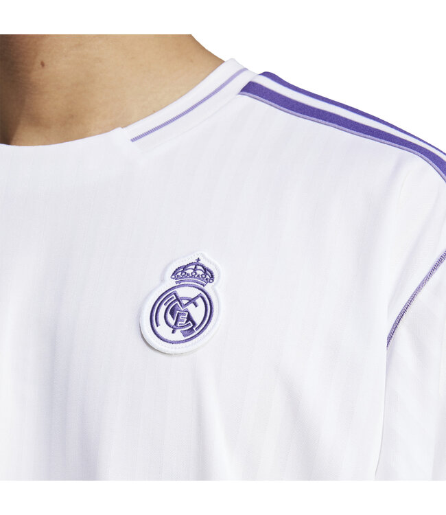 Adidas Real Madrid 24/25 Terrace Icons Jersey (White/Purple)