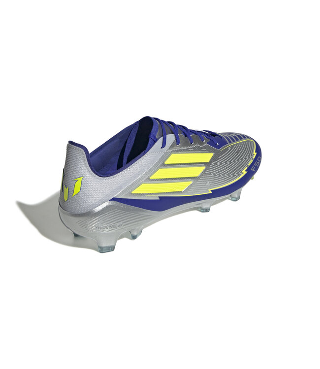 Adidas F50 Elite Messi FG (Silver/Blue/Volt)