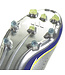 Adidas F50 Elite Messi FG (Silver/Blue/Volt)