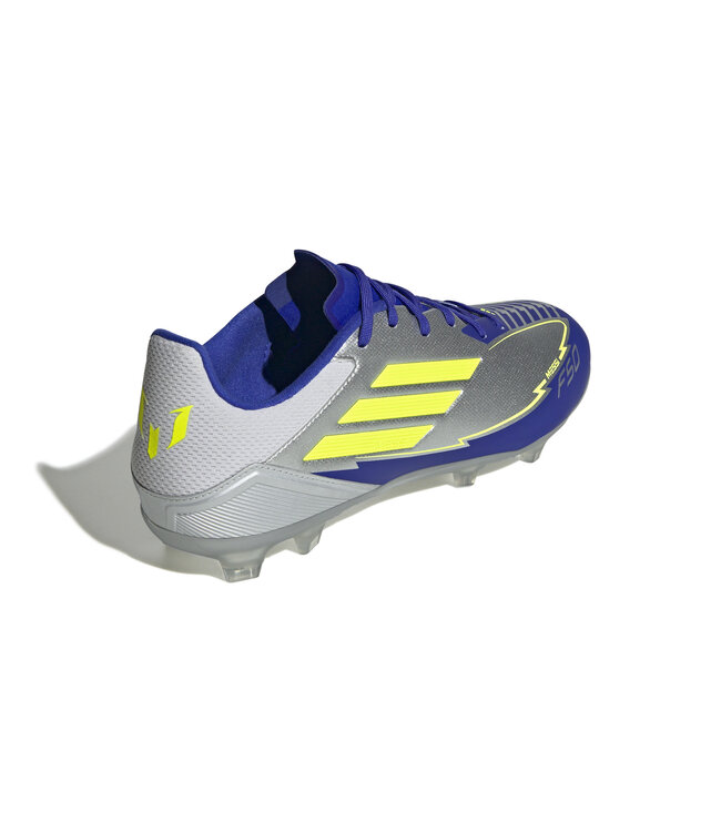 Adidas F50 League Messi FG (Silver/Blue/Volt)