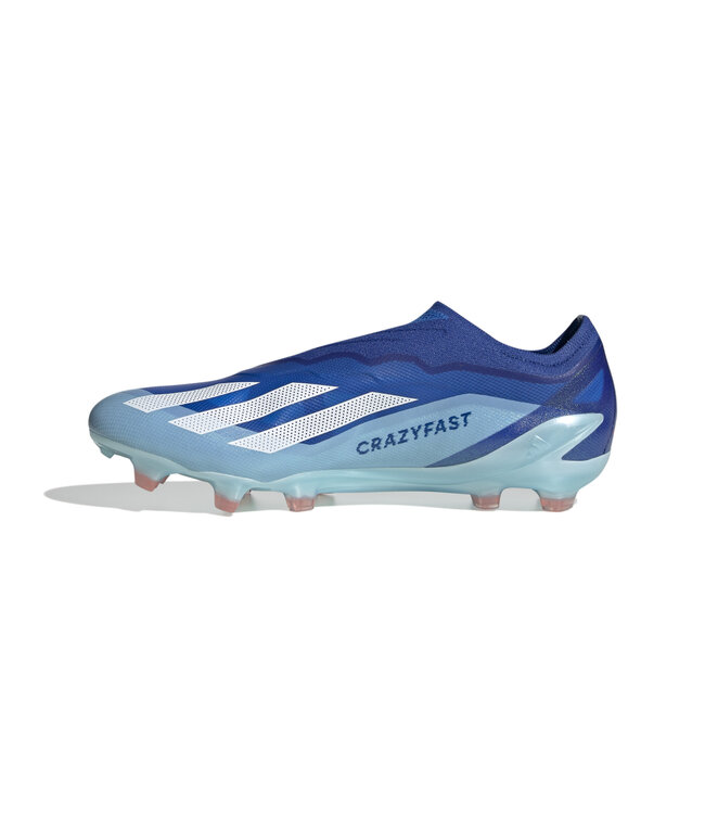Adidas X Crazyfast.1 Laceless FG (Blue/White)