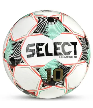 Select NUMERO 10 V25 BALL (WHITE/TEAL/CORAL)