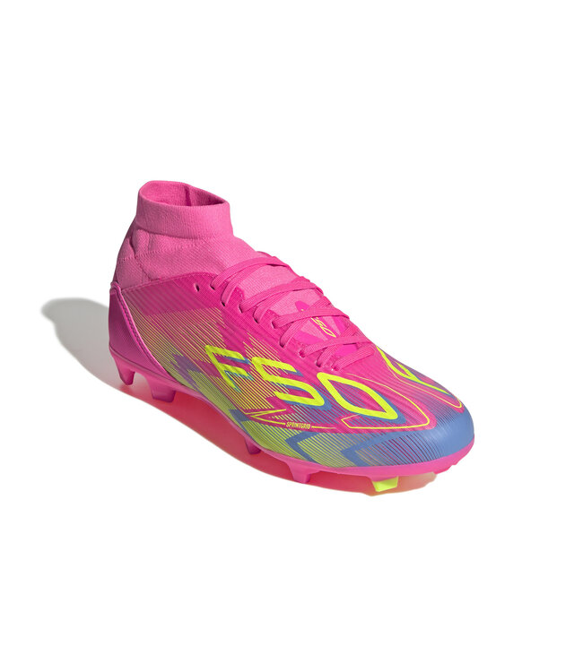 Adidas F50 League Mid FG Women (Pink/Volt/Blue)