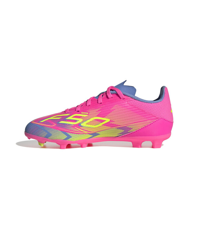 Adidas F50 League FG/MG Jr (Pink/Volt/Blue)