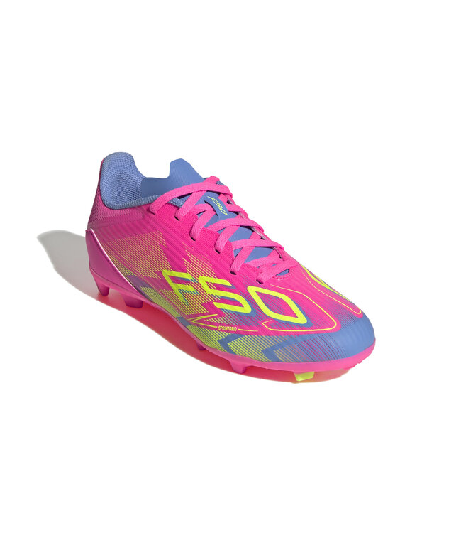 Adidas F50 League FG/MG Jr (Pink/Volt/Blue)