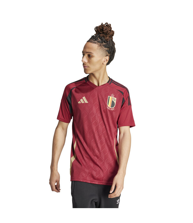 Adidas Belgium 2024 Home Jersey (Red)